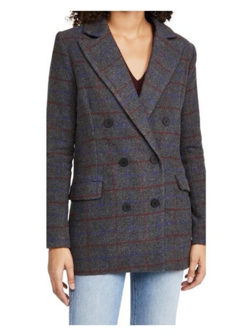 NWT LIONESS Kyra Blazer Size Small Gray